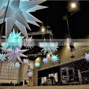 Hanging Inflatable Lighting Decoration/lighting Led Star for Party Decoration thumbnail-2