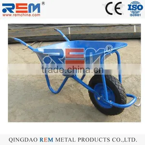 Wheel Barrow WB5009 Metal Agriculture and Building Hand Tools 90LTR/200KG Heavy Duty Steel thumbnail-1