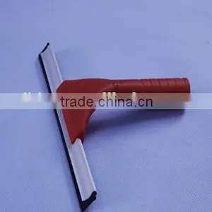 Window Water Dryer Iron Squeegee Rubber Blade With Plastic Handle thumbnail-1