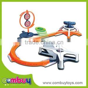 Best Sell Colorful Cheap Building Blocks Track Toy Plastic Spinning Top thumbnail-1