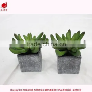 Artificial Succulents Wholesale Artificial Cheap Mini Succulents Potted thumbnail-1