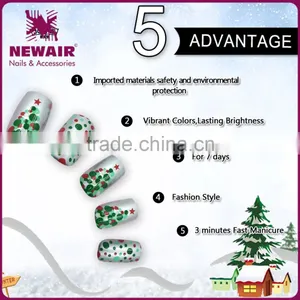 2017 New Fashion Private Label Acrylic Nail for Christmas Party thumbnail-3
