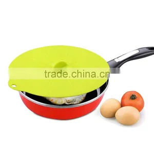 LFGB Approved Custom Logo Silicone Pot Cover thumbnail-1