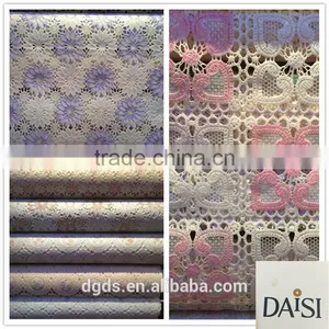 PVC Lace Tablecovers in Rolls Home Decorative Waterproof Vinyl Lace Pattern Tablecover Eco Friendly Dinning 50cm Width China thumbnail-1