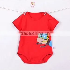 100% Embroidery Monkey Baby Girl Rompers Wholesale thumbnail-1