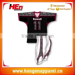Hongen Apparel Sublimation Custom Made Football Apparel, Youth American Football Jersey thumbnail-1