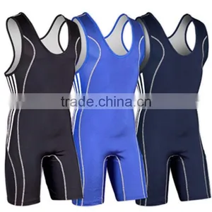 2017 China Cheap Custom Wrestling Singlets thumbnail-3