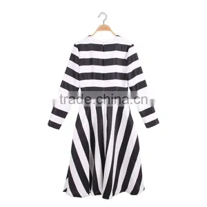 Maxnegio Digital Full Printed Maxi Long Sleeve Women Casual Dress thumbnail-4