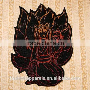 Custom High Quality Embroidered the Japanese Anime Patch for Clothes Embroidery Patch Made in China Choose Size/color thumbnail-2
