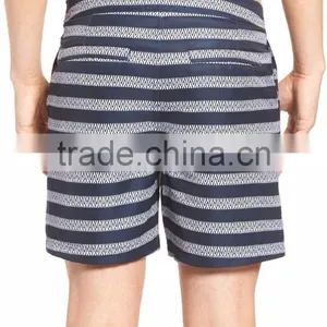 Custom Made Pattern Stripe Volley Swim Trunks Global Appeal Adult Swim Shorts Boy's Swim Trunks With Care Label thumbnail-2