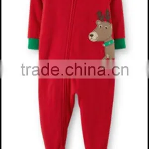 Wholesale 100% Cotton Boys and Girls Winter Pajamas,kids Pajamas With Feet thumbnail-2