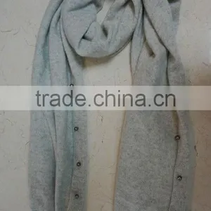 Custom Best Knit 100% Cashmere Scarf thumbnail-1