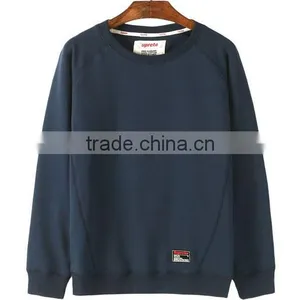 New Style Good Sale High Quality China Wholesale Round Neck Cotton Sweatshirt thumbnail-1