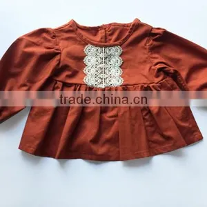 Full Sleeve Tunic Dress Vintage Style Baby Blouse New Design Of Winter Dress thumbnail-3