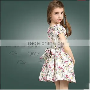 Girls Summer Dress 2018 New Design Floral Lovely Dress thumbnail-1