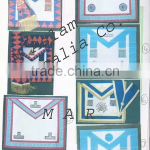 Hand Embroidery Masonic Mark Aprons thumbnail-1