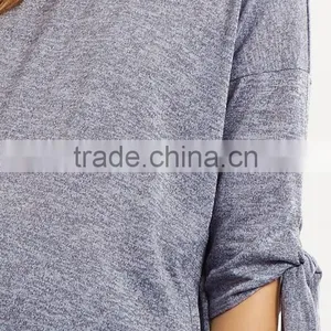 Wholesale Maternity Wear Clothes Knit Tie Sleeve Tops thumbnail-6