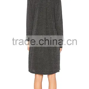 2017 Latest Plus Size Long Sleeve Knee Length Wholesale Knitted Women Long Cadigan Sweater thumbnail-3