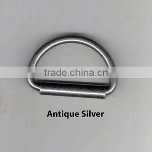 Antique Silver d Ring thumbnail-1