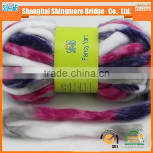 Chunky Knitting Yarn Supplier Cheap Wholesale Super Soft Chunky Yarn Acrylic for Knitting Sweater Hat thumbnail-5