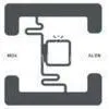 5054mm Alien 9634 UHF Label, Custom RFID Label Tag With EPC C1G2 for Assets Management thumbnail-1