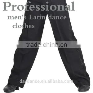 Adults Latin Dance Black Pants Men Ballroom Modern Latin Dance Pants thumbnail-2