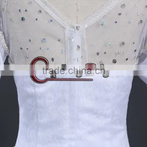 Tim Burton's Alice In Wonderland White Queen Dress Costume thumbnail-3