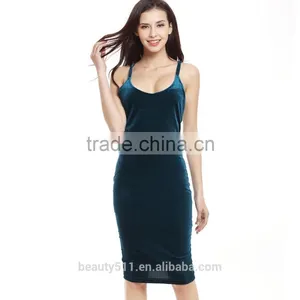 The Cross Backless Europe and the United States Package Hip Bandage Skirt Sexy Dress SD08 thumbnail-2