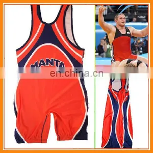 Custom Design Mens Wholesale Women Wrestling/ Custom Sublimation Wrestling Singlet/ Mens Wrestling Suits thumbnail-1