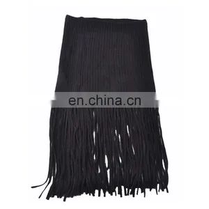 TOROS Black Neckerchief With Tassel For Women thumbnail-2