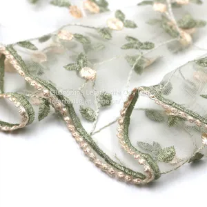 Dot Com Latest Style Strench Wedding Lace Fabric for Dress thumbnail-2