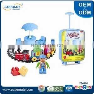 Wholesale Building Block Toy Car Tracks With Suitcase thumbnail-1
