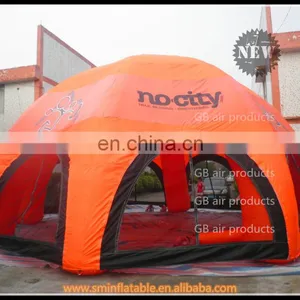 Giant Inflatable Tent, Inflatable Orange Dome Tent, Inflatable Igloo Tent for Sport Event thumbnail-1