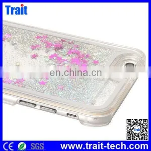 Dynamic Glitter Quicksand Stars Liquid PC Back Case for IPhone 6 thumbnail-1