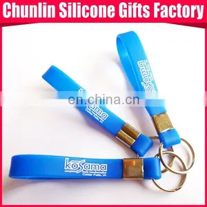 2017swirl and Embossed Silicone Rubber Keychains thumbnail-4