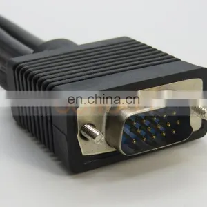 1 VGA Male to 2 VGA Female VGA Monitor Y Splitter Cable thumbnail-4