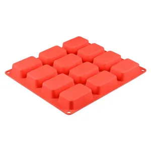 Sample Free Food Grade Silicone Cake Mould Baking Mould Tool 12holes thumbnail-2