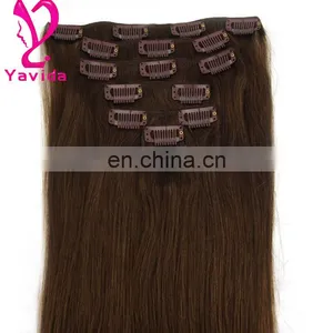Hair Extensions Clips Clip in Human Hair Extensions for Black Women thumbnail-4