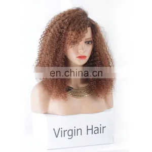 Youtube Sex Afro Kinky Curly Hair Lace Front Human Hair Wig thumbnail-3