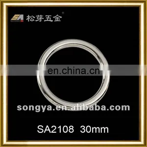 Song A Metal Gun Metal Color Custom Made Metal o Ring Belt Buckle Large Inventory thumbnail-1