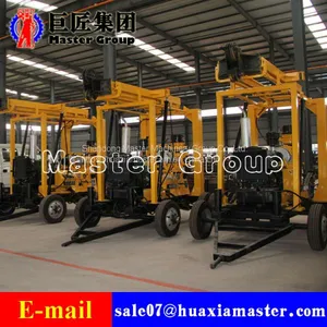 XYX-3 Wheeled Hydraulic Core Drilling Rig Wheels Portable Drilling Machine thumbnail-4