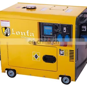 Kipor Type Three Phase Air-Cooled Portable 7kw 7.5kva Silent Diesel Generator thumbnail-2