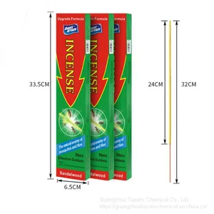 2019 OEM Accepted Long Mosquito Repelling Good Fragrance Sandalwood Safe Incense Sticks thumbnail-1