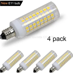 E11 LED Bulb,Dimmable 8W JD E11 Mini Candelabra Base AC110-130V for Chandeliers Ceiling Fan Light thumbnail-5
