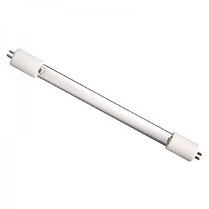 UVC Hot Cathode Germicidal Lamp T5 Double Ended Straight Tube Quartz Glass Ceramic Base G5 253.7nm 185nm thumbnail-1
