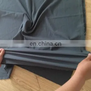 High Quality Good Price 150D Polyester Spandex Plain Dyed 4 Way Stretch Fabric thumbnail-1