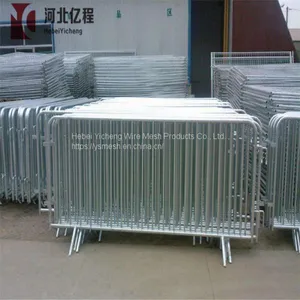 Temporary Steel Road Safety Barricade Crowd Control Barriers thumbnail-7