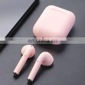 Sale Products I12 Macaroon Waterproof Type-c Music ROHS IPX4 Portable TWS Headphones Wireless Bluetooth Earphone thumbnail-4