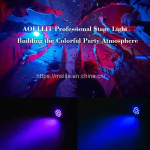 36 LED RGB Uplighting 9 Modes Sound Activated Stage Par Lights Remote Control Compatible With DMX thumbnail-5