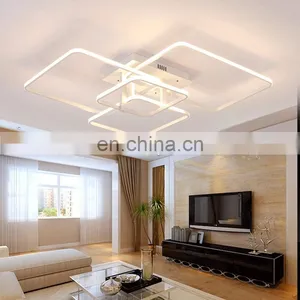 Led Ceiling Lamp Simple Living Room Lighting Square Personality Bedroom Study Ceiling Lighting thumbnail-4